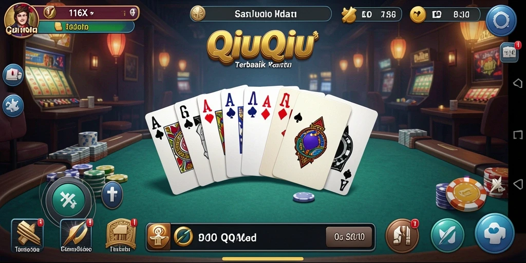 Tampilan gameplay menarik dari game QiuQiu 116X.