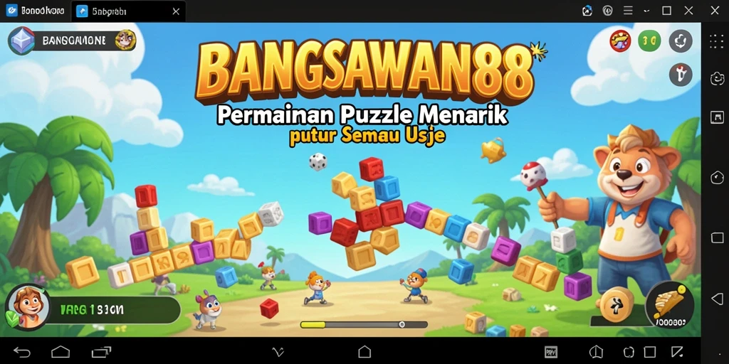 Tampilan gameplay seru dan menantang dari BANGSAWAN88.