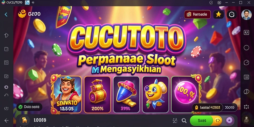 Tampilan menarik dari gameplay Slot CUCUTOTO yang seru.