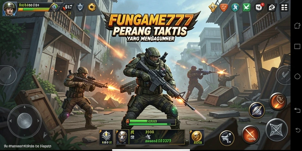 Gameplay FUNGAME777 yang intens dan mendebarkan.