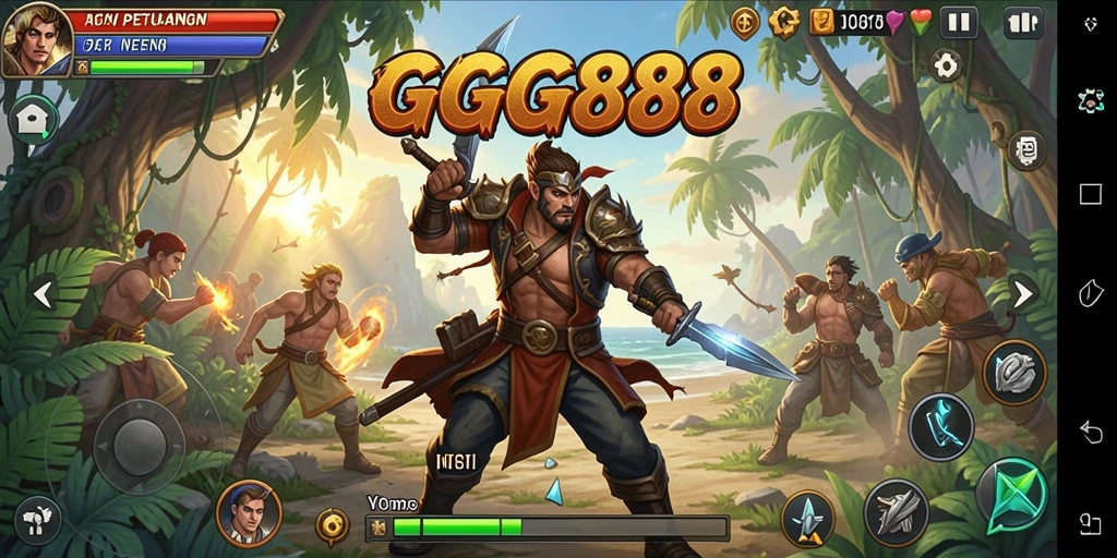 Screenshot GGG888 menunjukkan aksi seru dalam permainan yang mendebarkan.