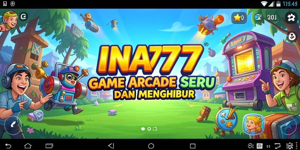 Tampilan gameplay menarik dari INA777 dengan warna cerah dan animasi halus.