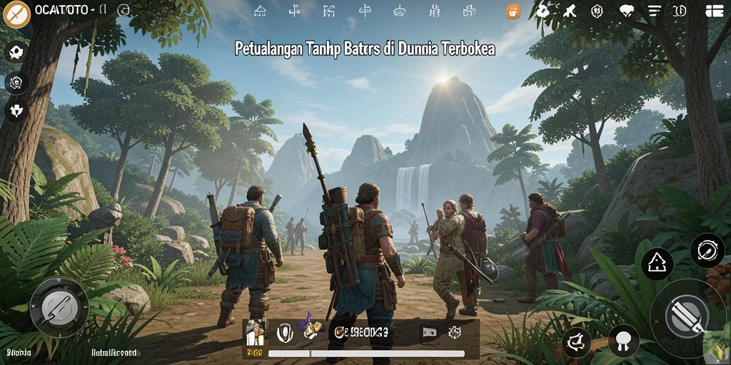 Gameplay OCATOTO yang menawan dalam dunia terbuka.