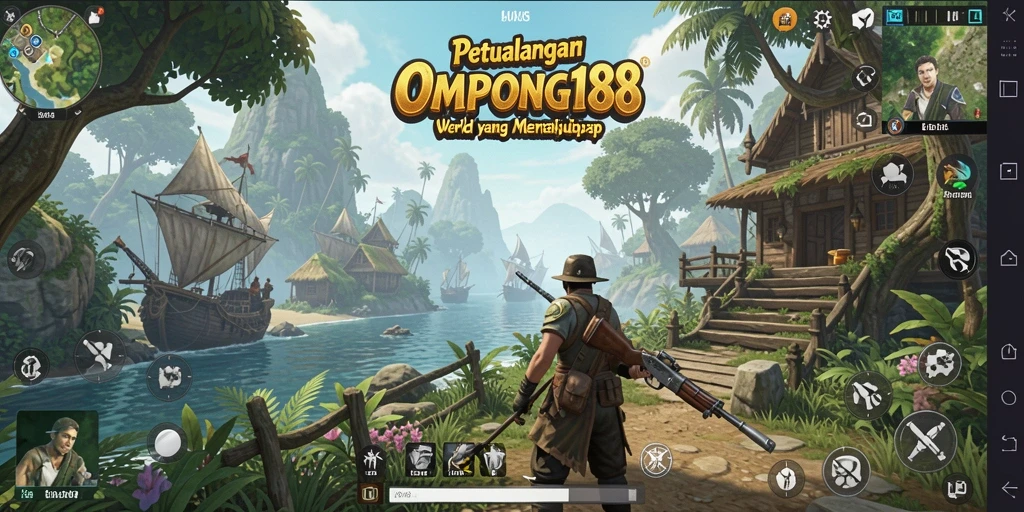 Menampilkan gameplay OMPONG188 yang luas dan dinamis dalam dunia Open World.