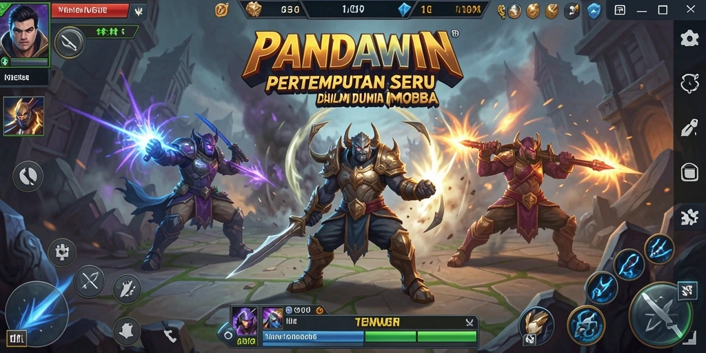 Gameplay seru dan menegangkan di dunia MOBA.