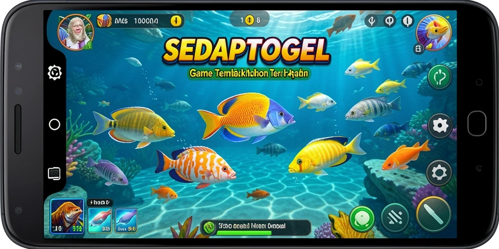 Tangkapan layar gameplay SEDAPTOGEL yang mendebarkan di dunia Tembak Ikan.