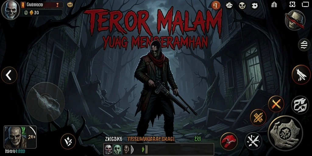 Gameplay menakutkan dengan suasana mencekam di ZK6.